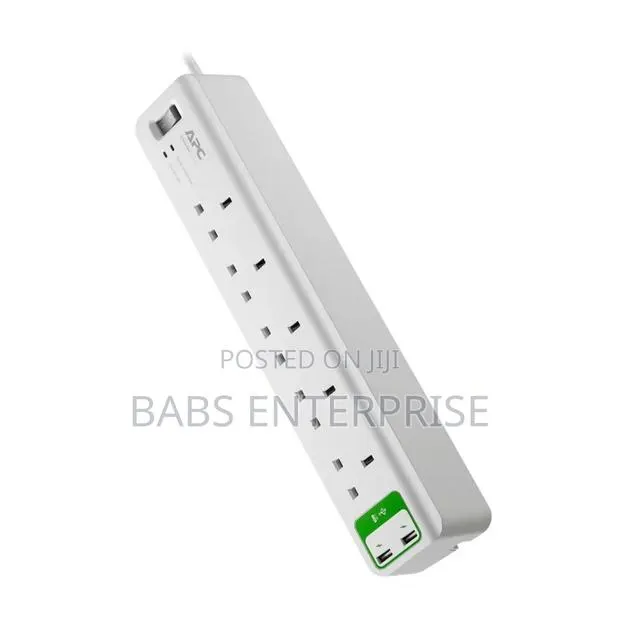 Apc Essential Surge Arrest 5 Outlets 2port Usb Charger 230v Uk Pm5u-Uk · Photo 1
