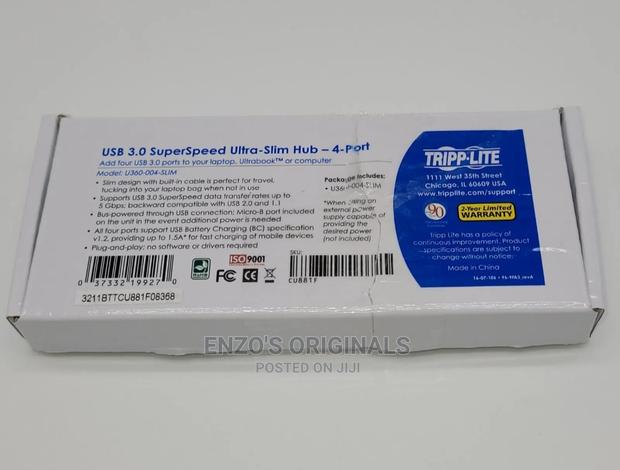 USB 3.0 Hub Super Speed Ultra Slim 4 Port Powered Original · Photo 2