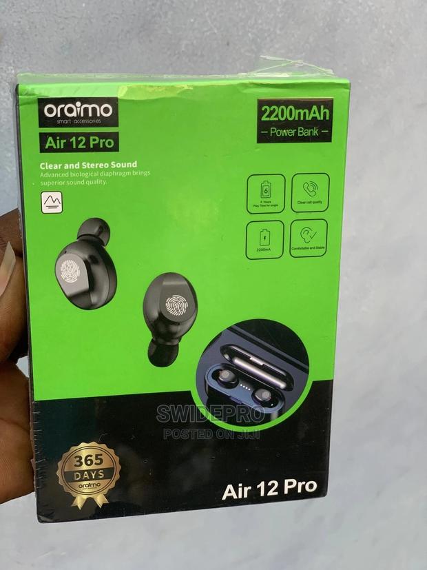 Oraimo Air 12 Pro Wireless Earbuds + Power Bank · Photo 1