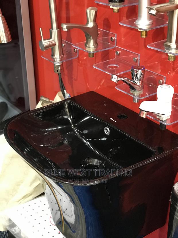 Wall Hung Basin - Black and Gold Basin · Photo 2