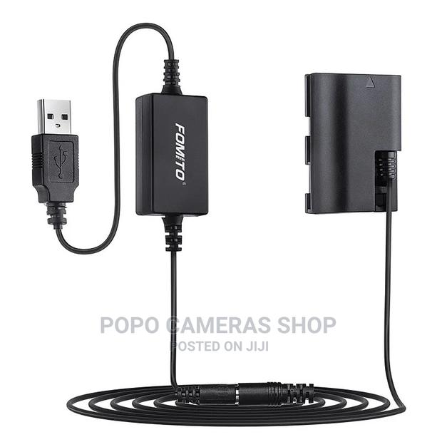 LP E6 Dummy Battery With USB · Photo 1