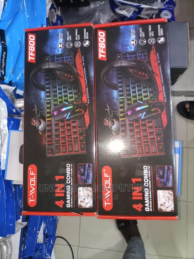 Gaming Keyboard With Mouse and Headset · Photo 1
