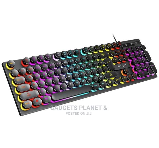 T-Wolf RGB Backlit Gaming Keyboard and Mouse Set - Tf270 · Photo 2