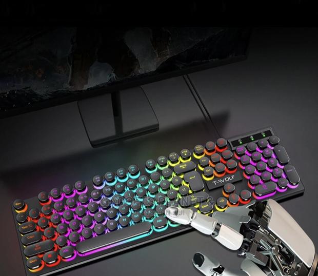 T-Wolf RGB Backlit Gaming Keyboard and Mouse Set - Tf270 · Photo 4