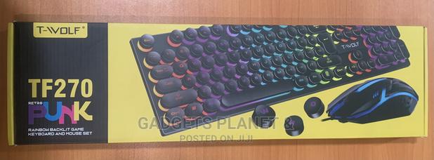 T-Wolf RGB Backlit Gaming Keyboard and Mouse Set - Tf270 · Photo 5