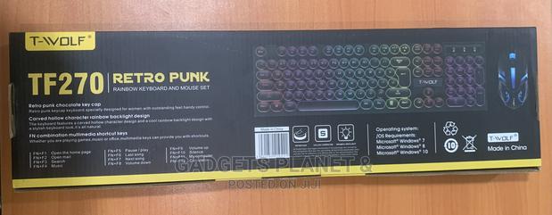T-Wolf RGB Backlit Gaming Keyboard and Mouse Set - Tf270 · Photo 6