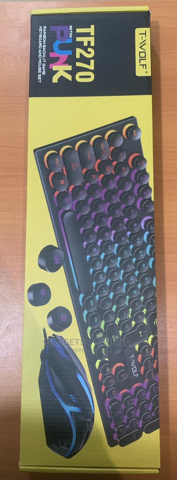 T-Wolf RGB Backlit Gaming Keyboard and Mouse Set - Tf270 · Photo 7