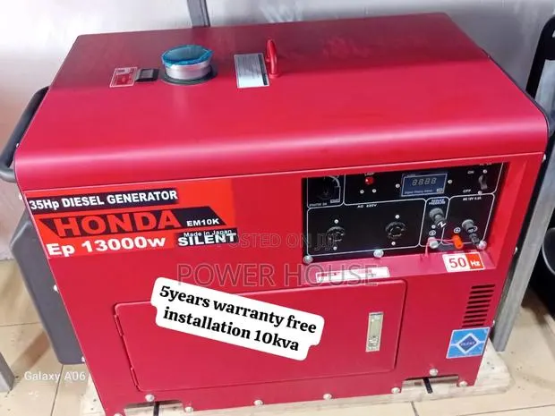 Nobel Dynamo Honda Generator 10kv 13000watts 10kva Diesel · Photo 1
