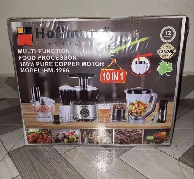 10 In1 Hoffmans Multi Function Food PROCESSOR · Photo 1