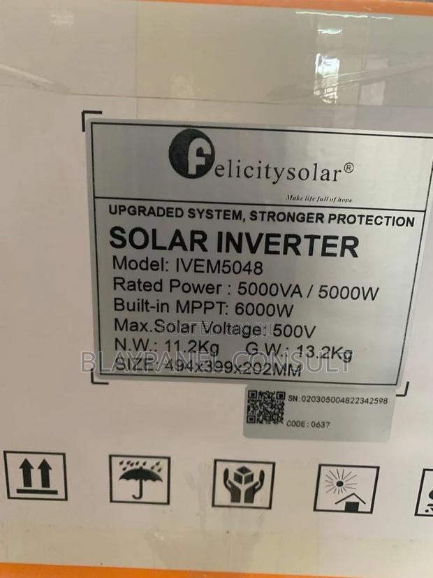 5kw 48v (500voc) Felicity Hybrid Inverter · Photo 2