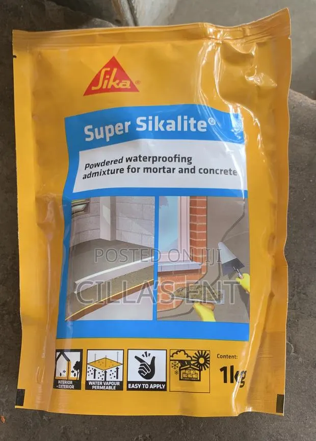 Powdered Waterproofing Ad for Mortar and Concrete · Photo 1
