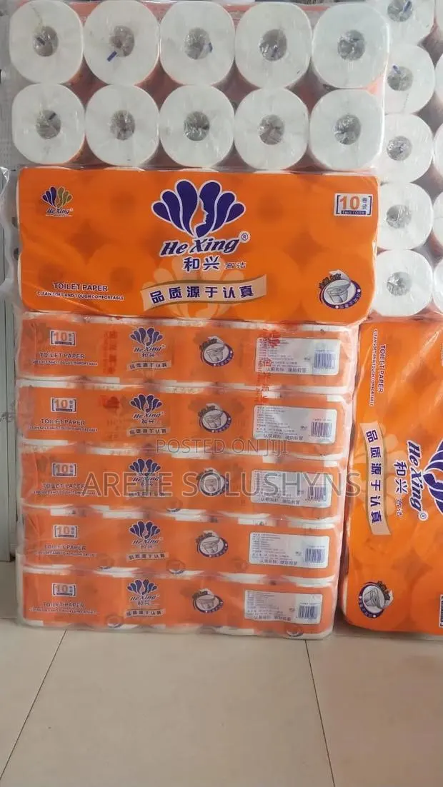 Orange Toilet Tissue Rolls 10rolls/5packs · Photo 1