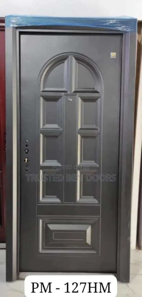 Paladin Turkey Black Single Security Rough Door for Homes and Offices · Photo 1