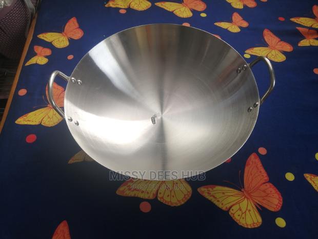 Stainless Steel Wok - 45cm · Photo 1