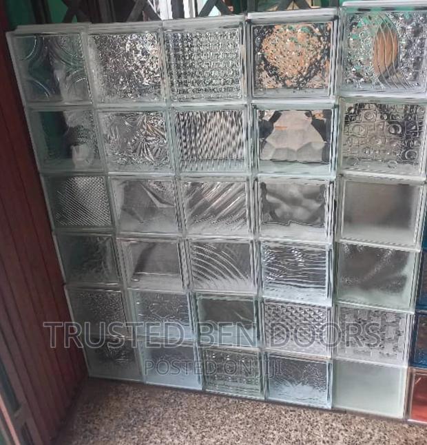 Glass Blocks + Bricks For Building [Many Colors/Design Ava.] · Photo 1