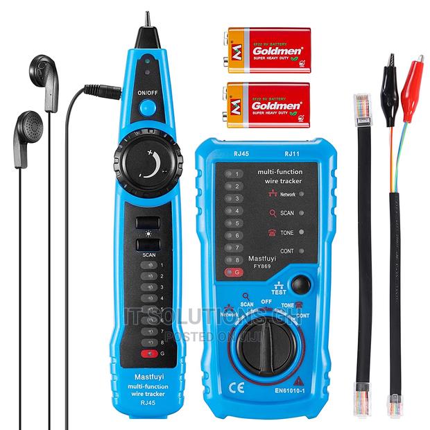 Network Cable Tester, RJ11 RJ45 Line Finder, Wire Tracker Mu · Photo 1
