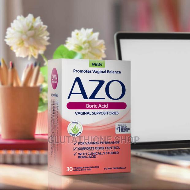 AZO Boric Acid Vaginal Suppositories · Photo 1