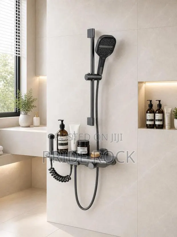 Two in One Adjustable Led Light Telephone Shower Tap · Photo 1