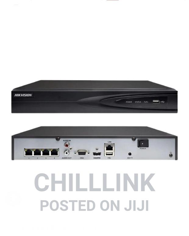 Hikvision Ds-7604ni-Q1/4p 4 Channel 6MP NVR Poe