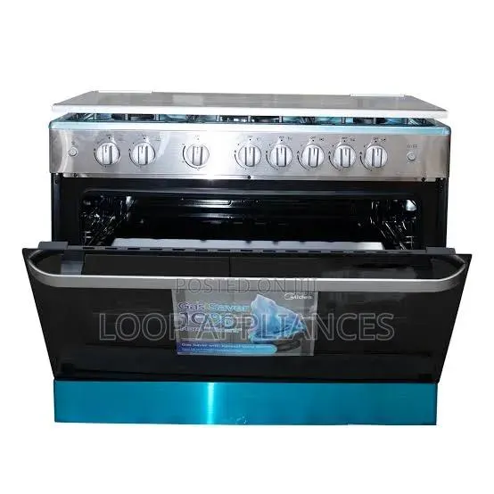 New Midea Freestanding 90×60 Cm 5-Burner Gas Cooker 36LMG5G080V · Photo 1