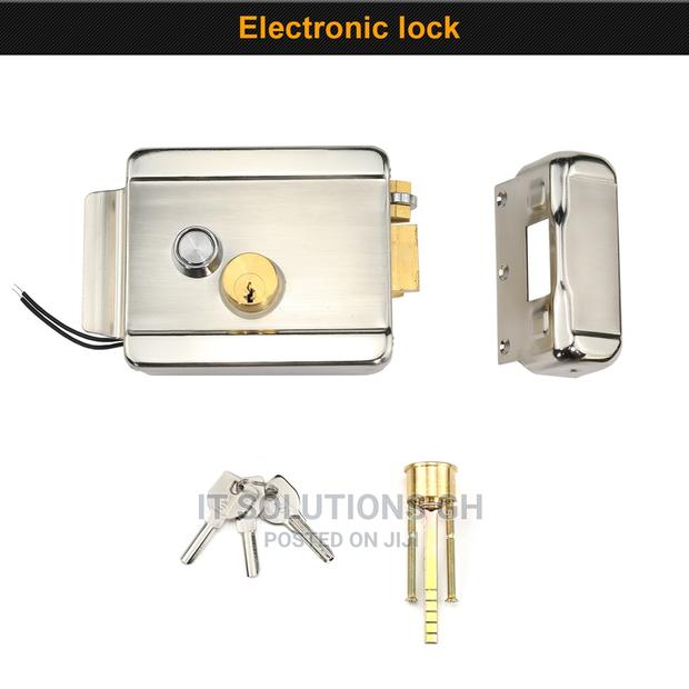 12V Metal Electric Gate Lock With Double Cylinder Locks 3A P · Photo 1
