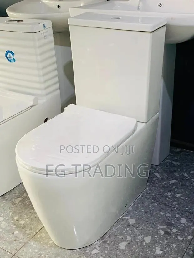 British Water Closet - Slim Tank Toilet - High Flow WC · Photo 1