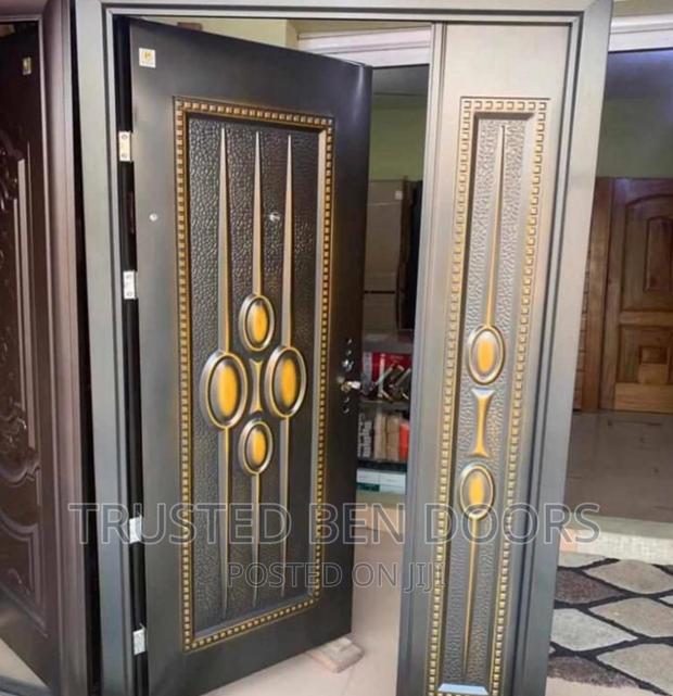 Anti-rust Paladin Security Metal Doors [Single+One_and_half] · Photo 1