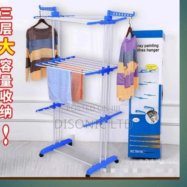 Indoors Outdoors Clothes Drying Rack · Photo 1