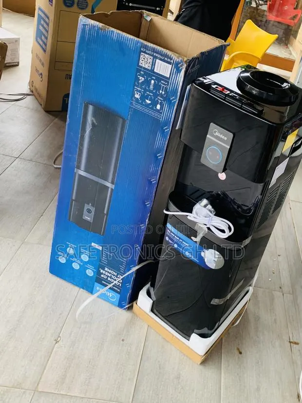 Ultra Quality Midea Water Dispenser 16 Liters 3 Tabs Cabinet Black · Photo 1