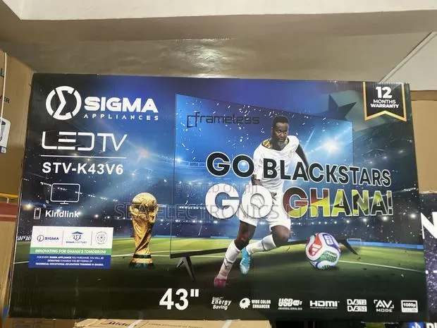 Sigma 43′′ FHD Digital Frameless Satellite TV · Photo 1