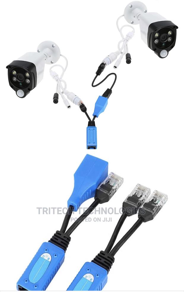 Rj45 Ethernet Cable Combiner Shearing Kit for Poe Cameras · Photo 3