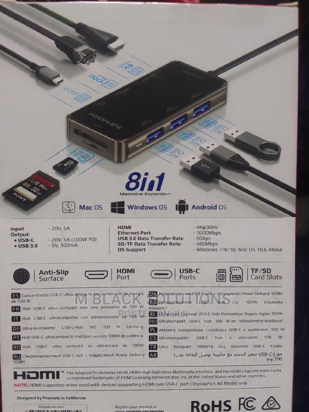 Promte Primehub-Mini Ultra Compact 8-in-1 USB-C Hub · Photo 2