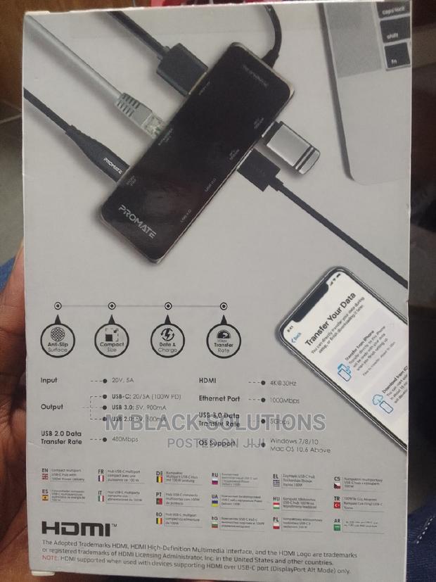 Promate Multiport 9 in 1 Usb C Hub · Photo 1