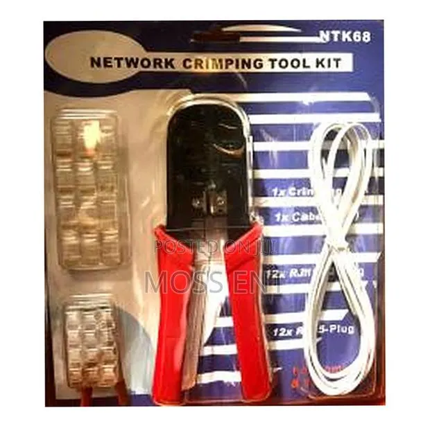 Network Plier With Accessories 6p8p 26pcs Computer Telecom - H220101 · Photo 1