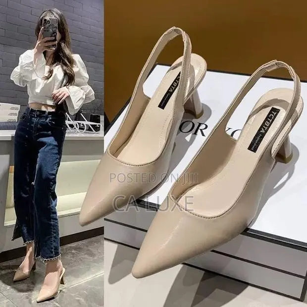 Quality Pointed-Toe Slingback With Coned Heels Style Fast Delivery · Photo 1
