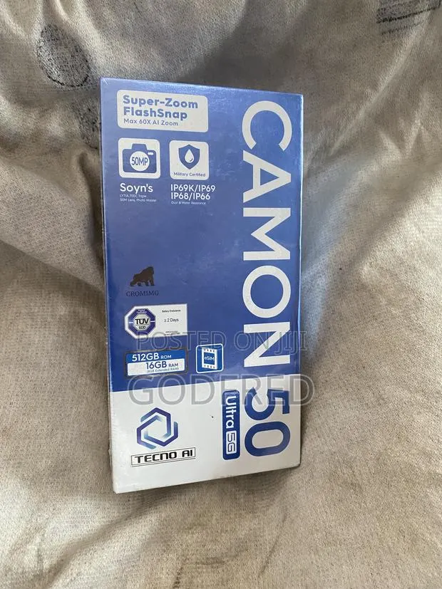New Tecno Camon 50 Ultra 512 GB Black · Photo 1