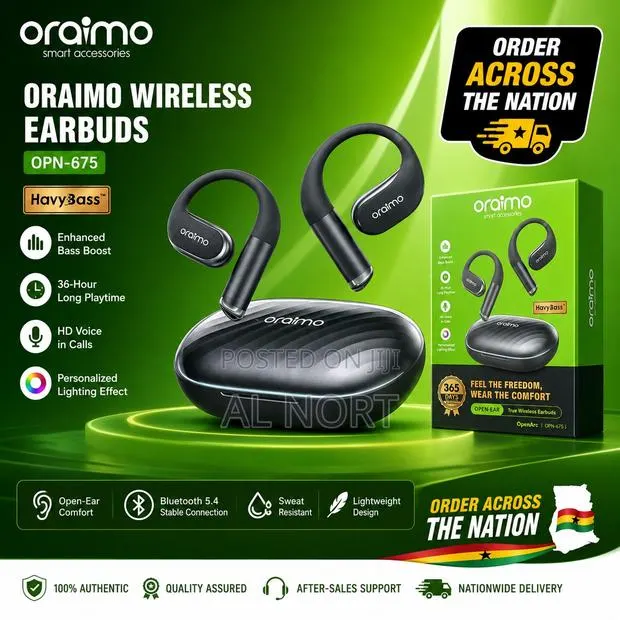 Oraimo Openarc Opn-675 Open-Ear True Wireless Earbuds · Photo 1
