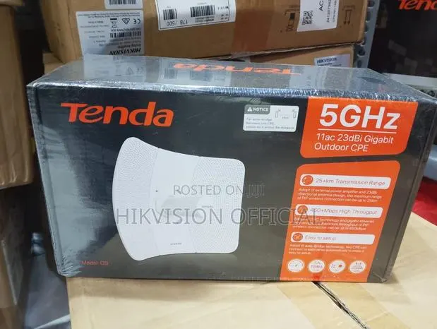 O9 5ghz 11ac 23dbi Gigabit Outdoor Cpe-Tenda · Photo 1