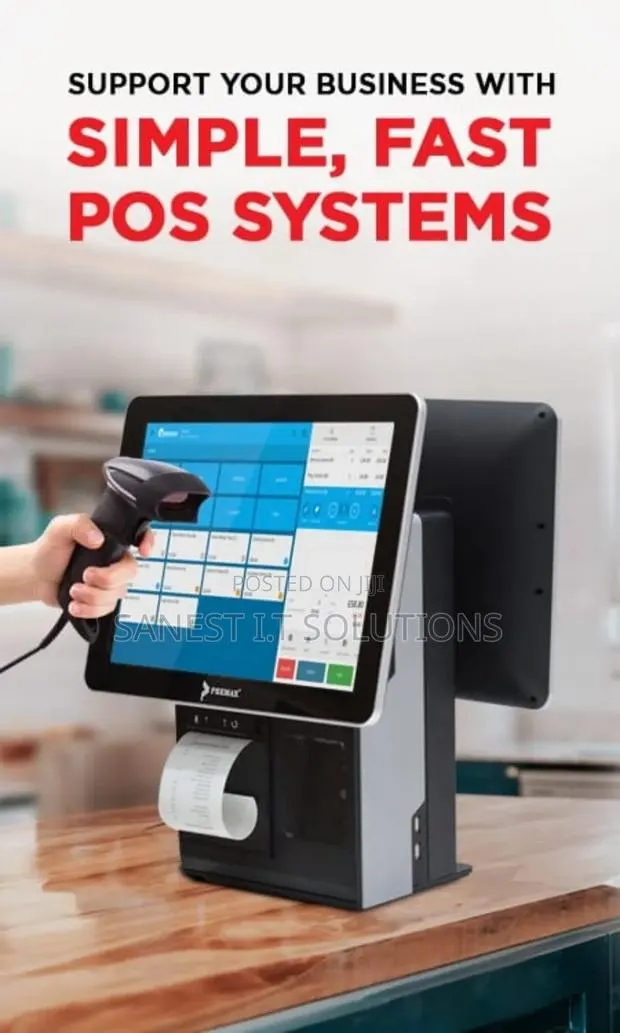 Premax Double Screen Point of Sale Terminal With Printer · Photo 1