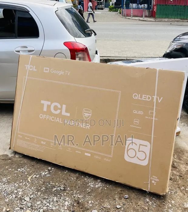 Extremely Durable TCL 65” Qled Smart Android Google TV(Black) · Photo 1