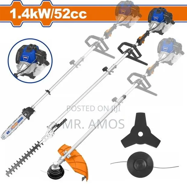 52cc / 2.2hp 4-in-1 Gasoline Multi-Tool Grass Trimmer Set - Wgm4552 · Photo 1