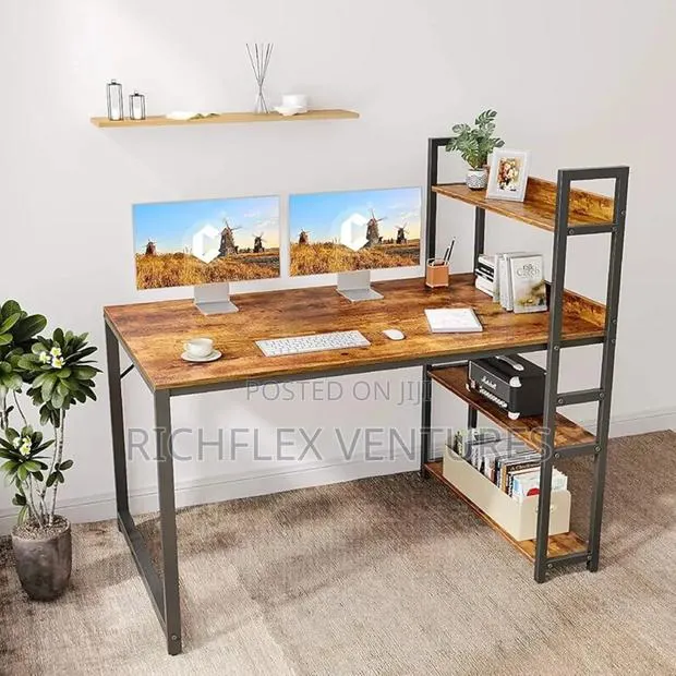 Computer Desk With Shelves · Photo 1