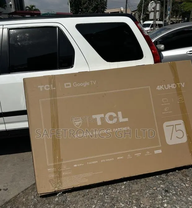 High Sleek TCL 75′′ HDR Frameless Google Tv 75p635 · Photo 1