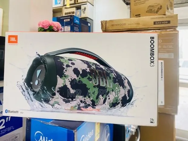 Efficient Classic JBL Boombox 3 Portable Bluetooth Speaker · Photo 1
