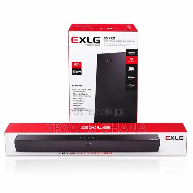 Exlg S5 Pro Soundbar With Wireless Subwoofer · Photo 1