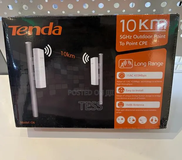 Tenda 06 5ghz 16dbi 11ac Gigabit Outdoor Cpe 10km PTP · Photo 1