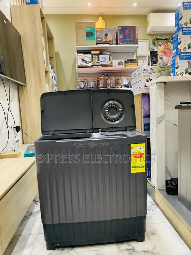 Brand New Black Nasco 11KG Twin Tub Washing Machine (NASTT-JS110) · Photo 1
