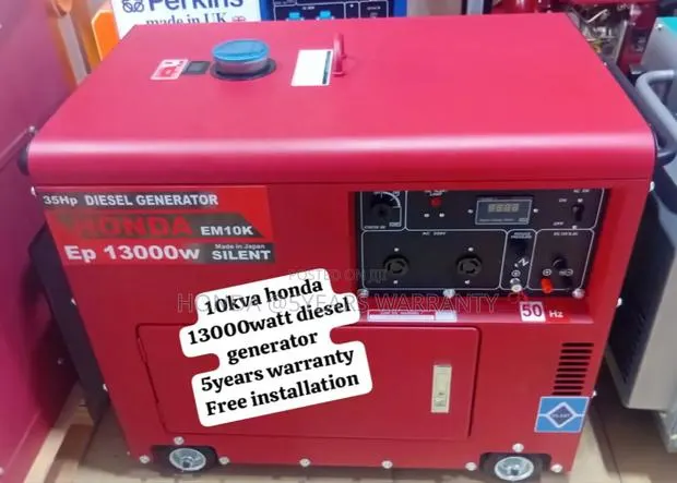 Laser Energy Systems 10kva 13000watt Honda Generator Diesel · Photo 1