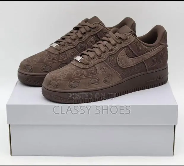 Nike Airforce Suede Coffee Brown · Photo 1
