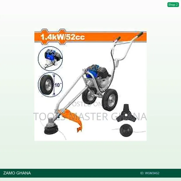 Hand Push Gasoline Grass Trimmer and Bush - Wgm3a52 · Photo 1